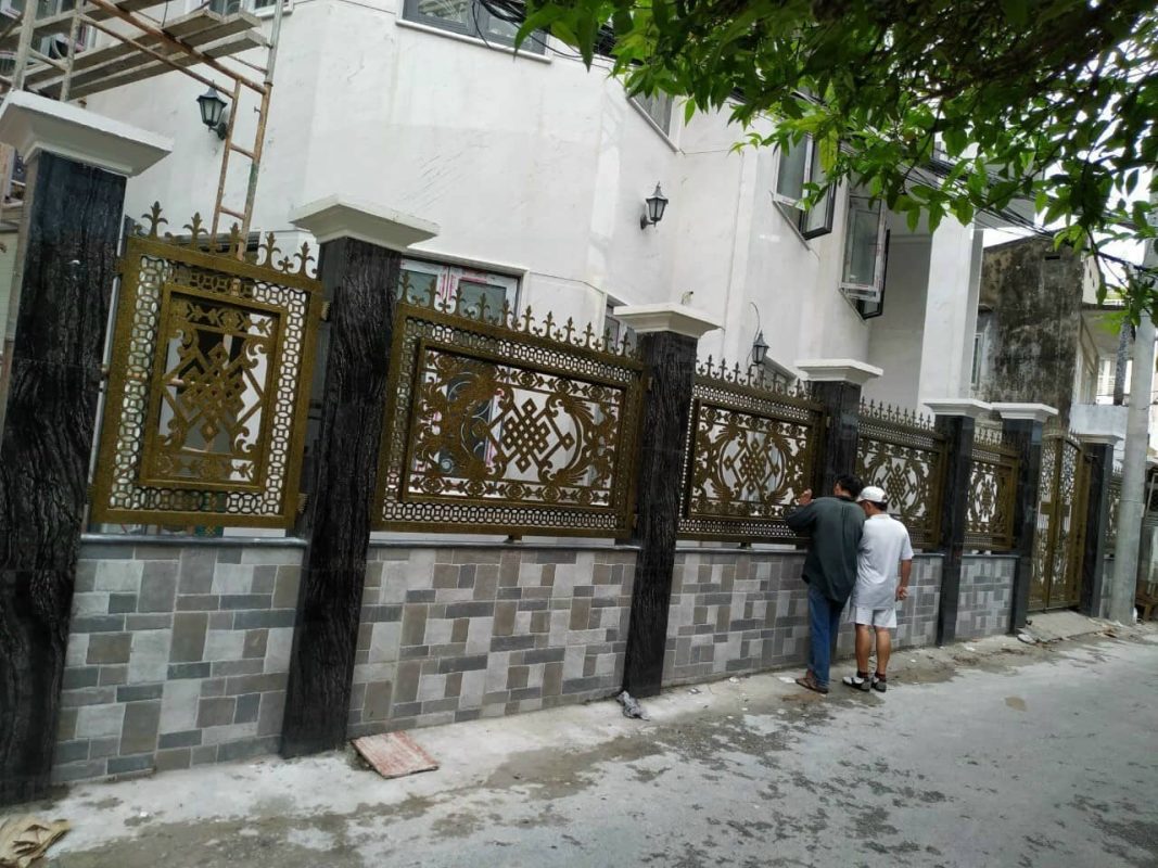 Nhận làm hàng rào sắt chống trộm tại quận Tân Phú