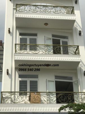 Làm lan can sắt mỹ thuật tại Biên Hòa