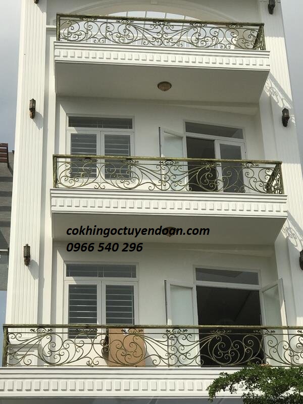 Làm lan can sắt mỹ thuật tại Biên Hòa