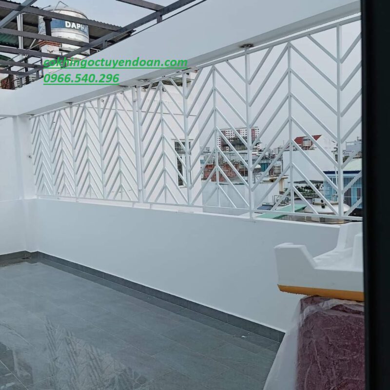 Thi công khung sắt bảo vệ tại quận 4