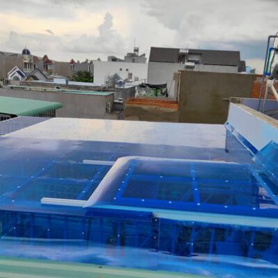 Thi công mái poly tại quận Tân Bình