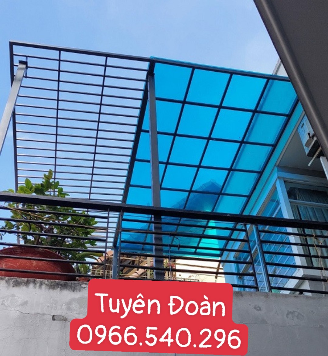 Lắp đặt mái poly tại Thủ Dầu Một - Cơ Khí Ngọc Tuyên Đoàn