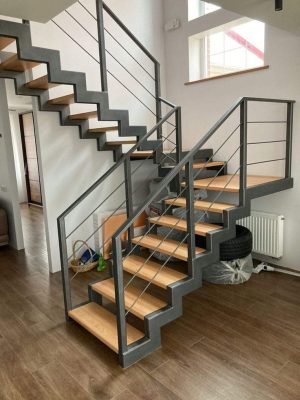 Cầu thang zíc zắc đẹp