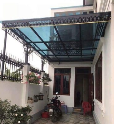 Thi công làm mái kính cường lực tại Dĩ An