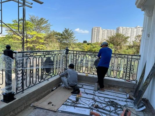 Làm lan can sắt tại Thuận An